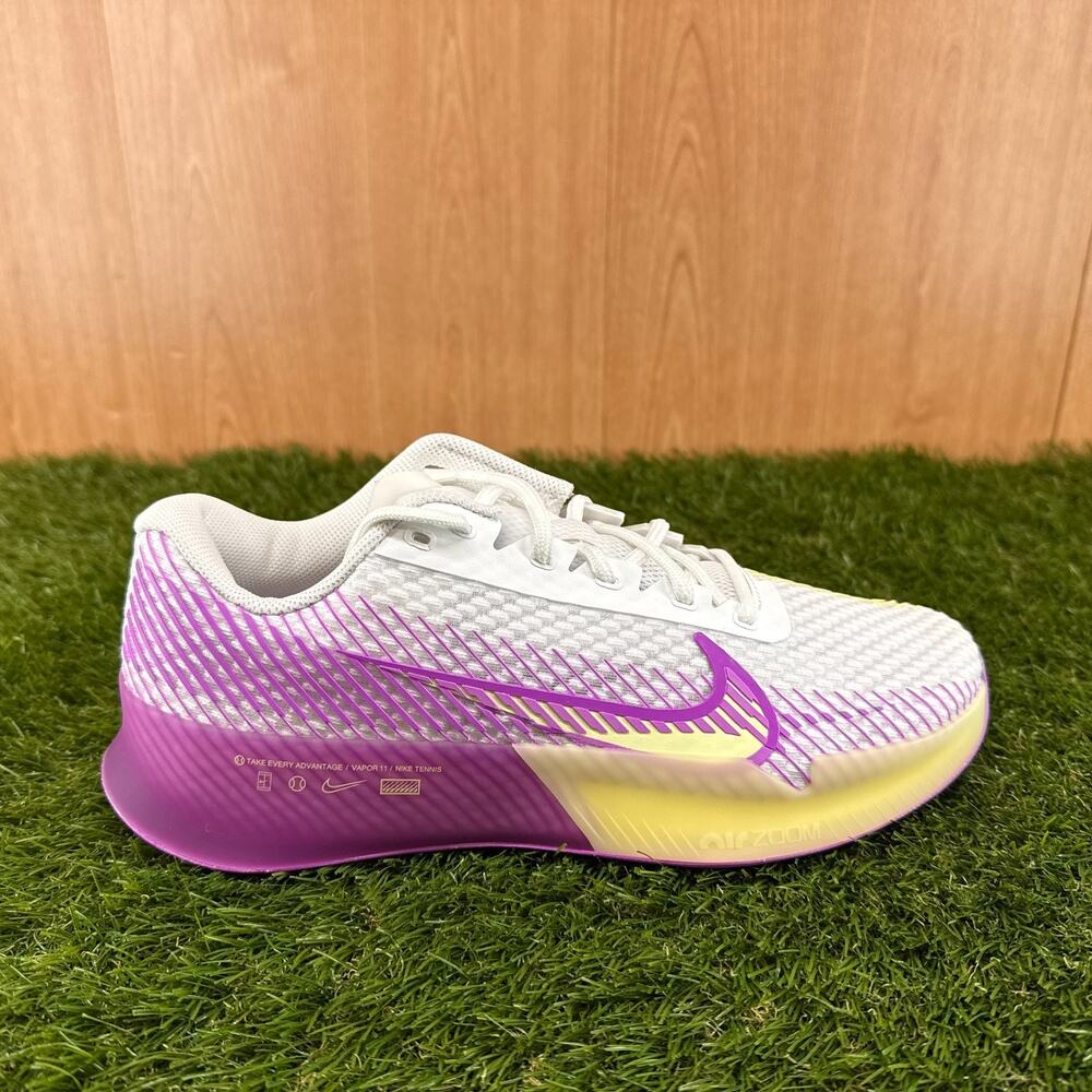 NikeCourt Air Zoom Vapor 11 HC White Fuchsia Dream DR6965-101 Women's Size 9 - Picture 2 of 7